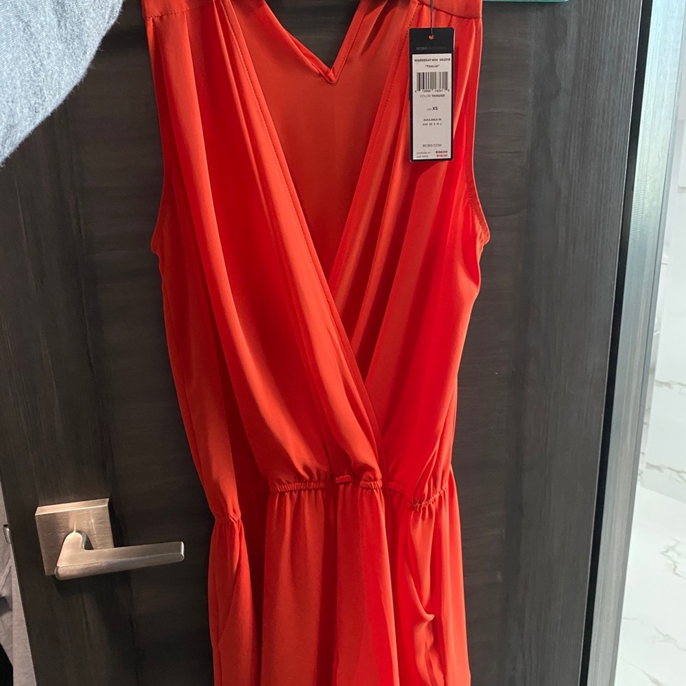 BCBG romper,  never worn, NWT, fits small